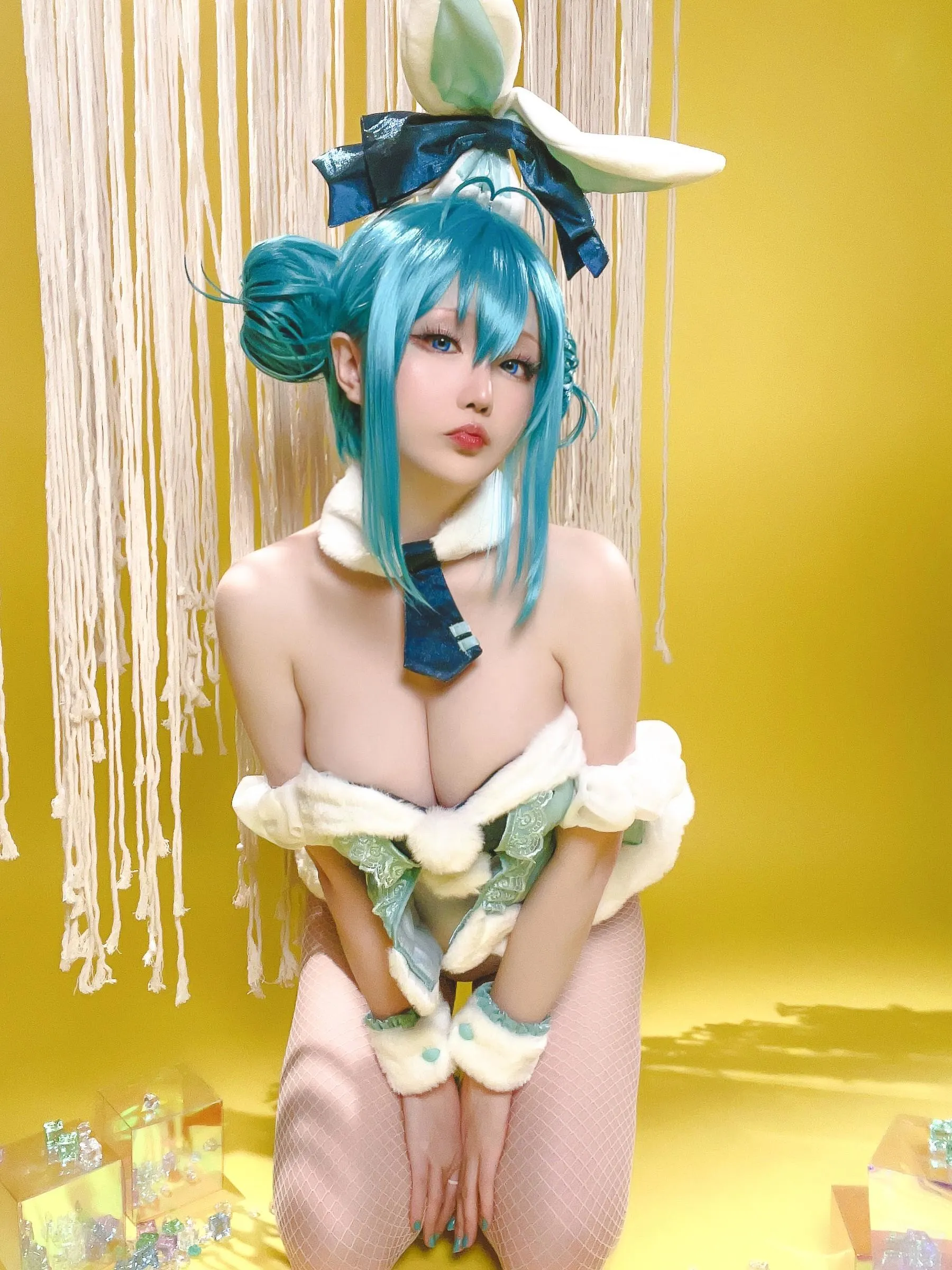 星之迟迟 – NO.158 23年9月计划A 初音未来 白兔女郎 [77P]插图4